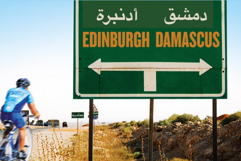 Cycling event from Edinburgh to Damascus